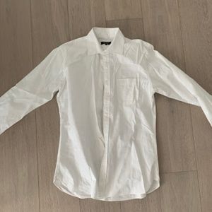 Men's Burberry Black Label White Dress Shirt (40)